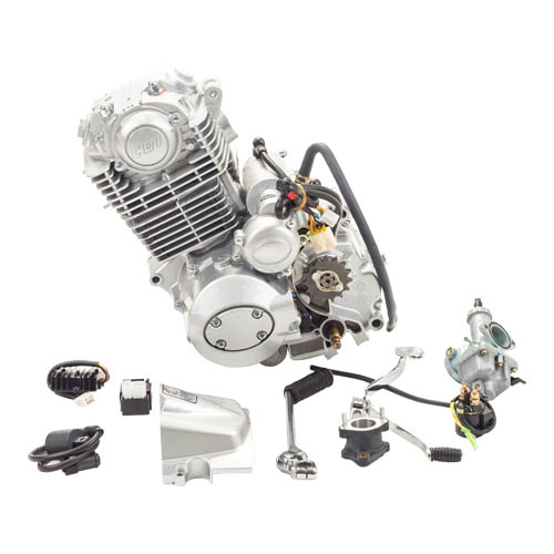 Двигатель Motoland 200см3 163FML CB200 (63,5x62,2) грм цепь, 5ск