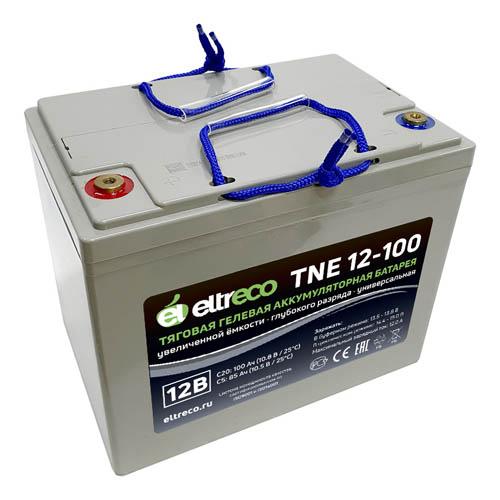 Тяговый аккумулятор Eltreco TNE12-100 (12V80A/H C3)
