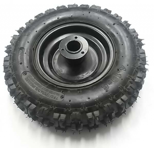 Купить колесо в сборе переднее для квадроцикла 49cc 4.10-6 Колесо в сборе переднее для квадроцикла 49cc 4.10-6