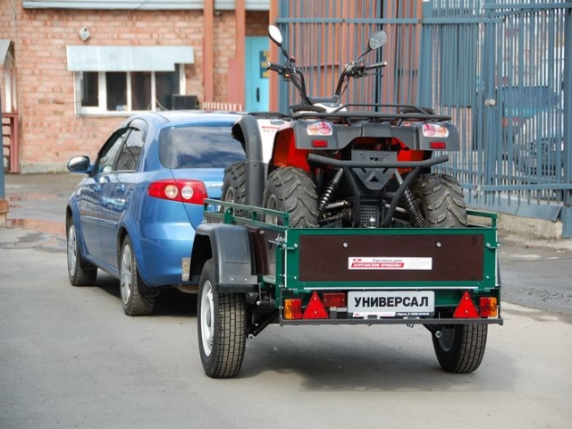 Какой выбирать прицеп, если нужно перевезти квадроцикл