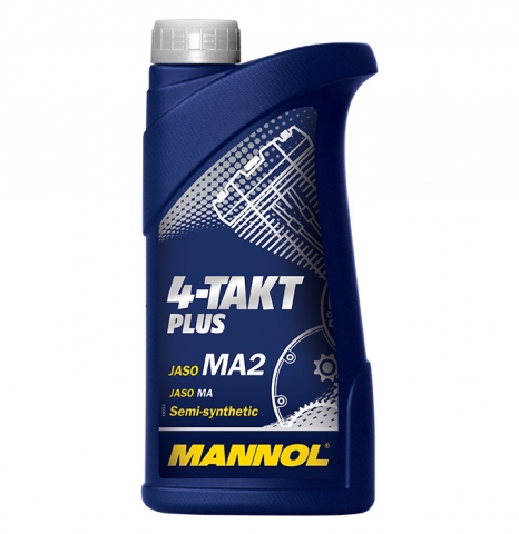 Масло Mannol 4-ТАКТ 1л 10W40 Полусинтетика