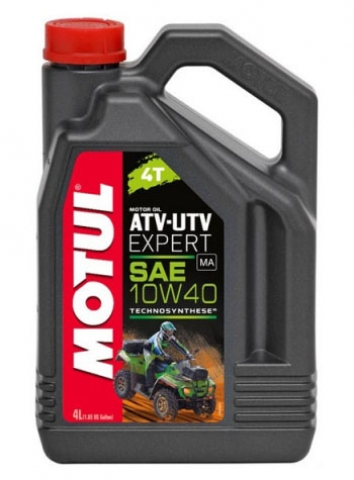 Полусинтетическое Моторное масло Motul ATV-UTV Expert 4T 10w40 (4 литр)