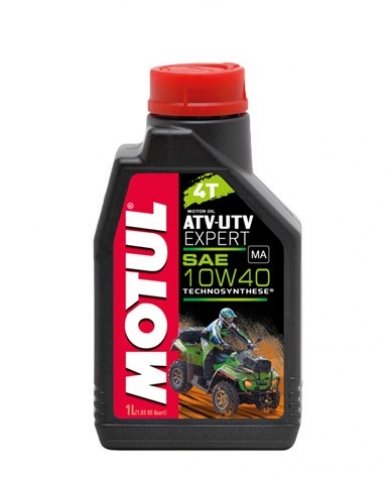 Полусинтетическое Моторное масло Motul ATV-UTV Expert 4T 10w40 (1 литр)