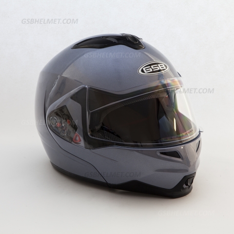 GSB G-339 шлем модуляр с солнцезащитными очками