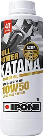Синтетическое моторное масло IPONE Full Power Katana 10W50 1L