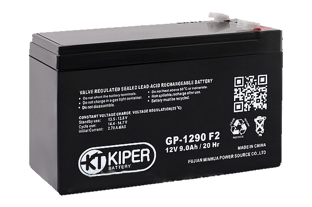 Аккумуляторная батарея Kiper 12V/9Ah GP-1290 (F2)