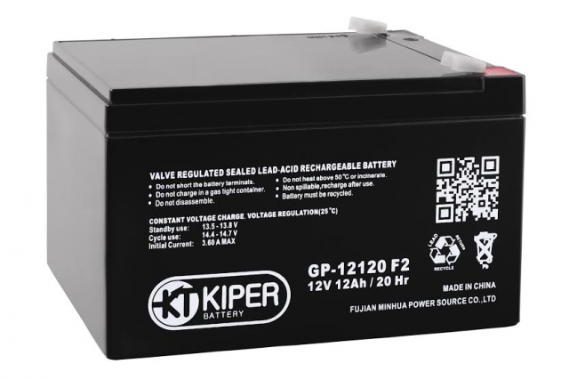 Аккумулятор Kiper тяговый 12V12AH / 20Hr для электроквадроцикла