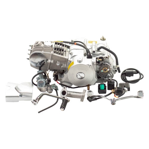 Двигатель Motoland 125см3 152FMI (52.4x55.5) механика, 4ск, нижний стартер