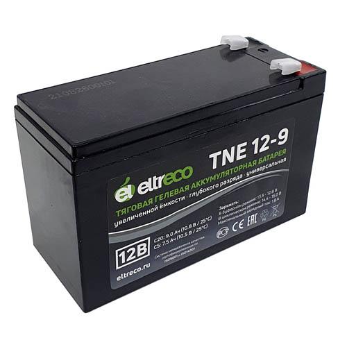 Тяговый аккумулятор Eltreco TNE12-9 (12V9A/H C20)