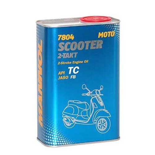 Масло синтетическое MANNOL 7804 Scooter 2-Takt API TC, 1л